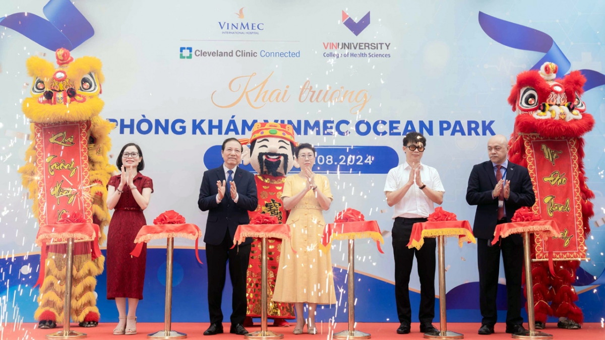 vinmec khai truong phong kham da khoa quoc te tai vinhomes ocean park hinh anh 1